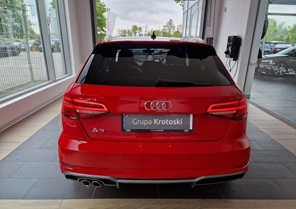 Audi A3 cena 104900 przebieg: 55117, rok produkcji 2018 z Łódź małe 781